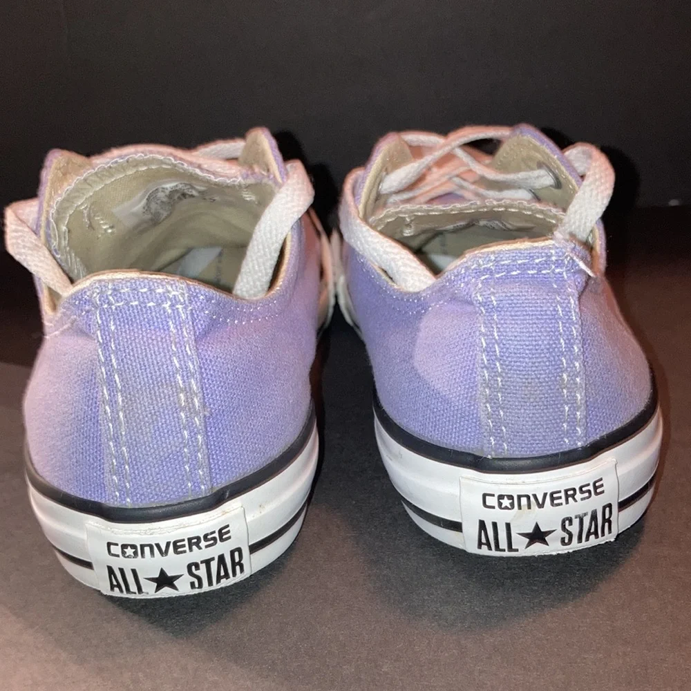 Converse Unisex 70 Ox Lilac Chuck Taylor All Star Low Top Sneakers Youth Size 2 - Picture 6 of 12
